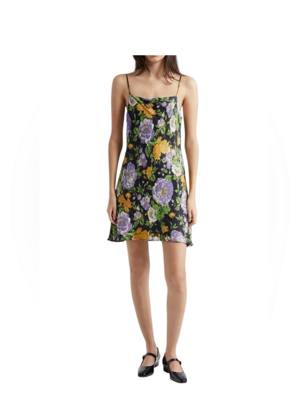 Farm Rio Capri Floral Mini Slipdress